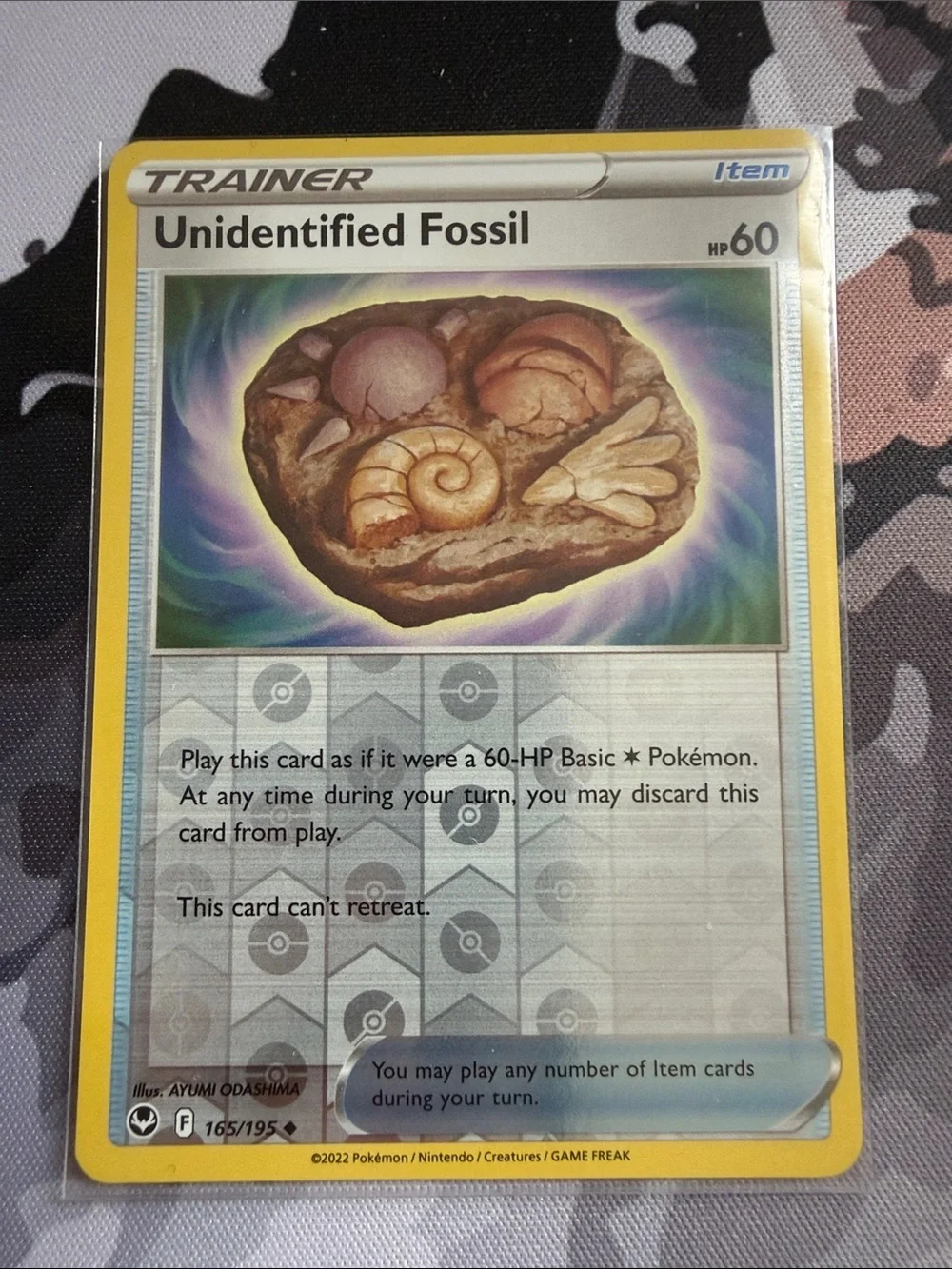 Unidentified Fossil Cranidos Rampardos Reverse Holo Pokémon Card Lot TCG ✨5/$25✨